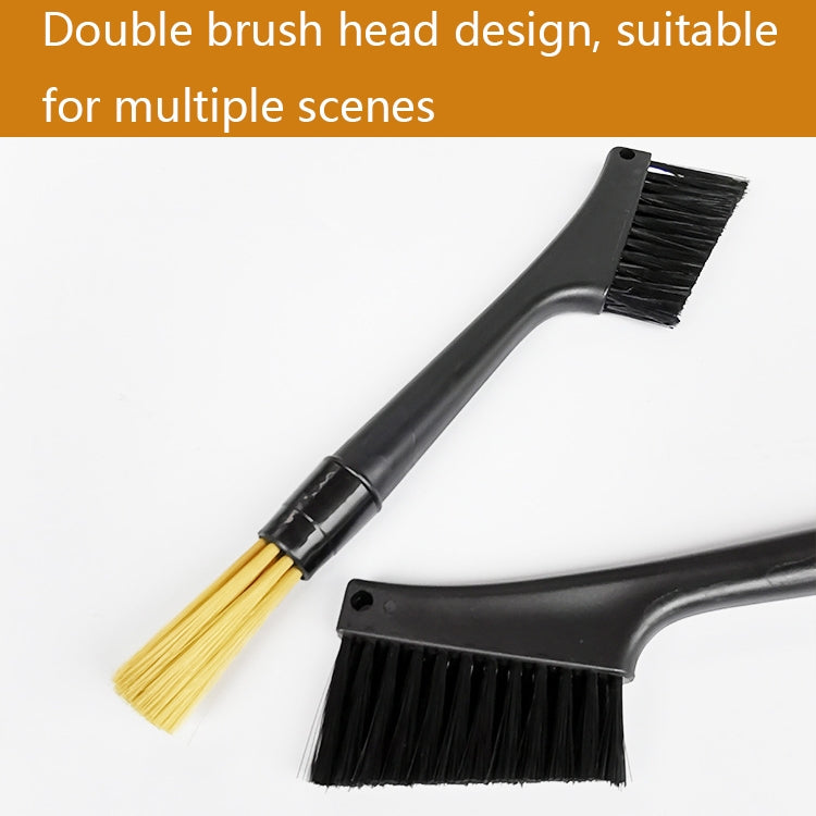 KFS-04 Double-ended Soft-bristled Coffee Machine Cleaning Brush
