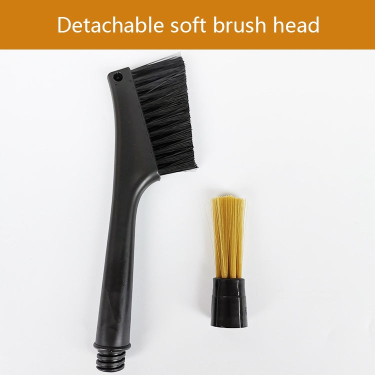 KFS-04 Double-ended Soft-bristled Coffee Machine Cleaning Brush