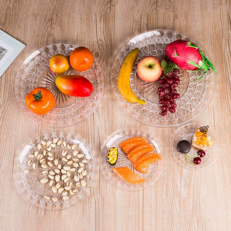 Acrylic Round Transparent Fruit Dish, Diameter: