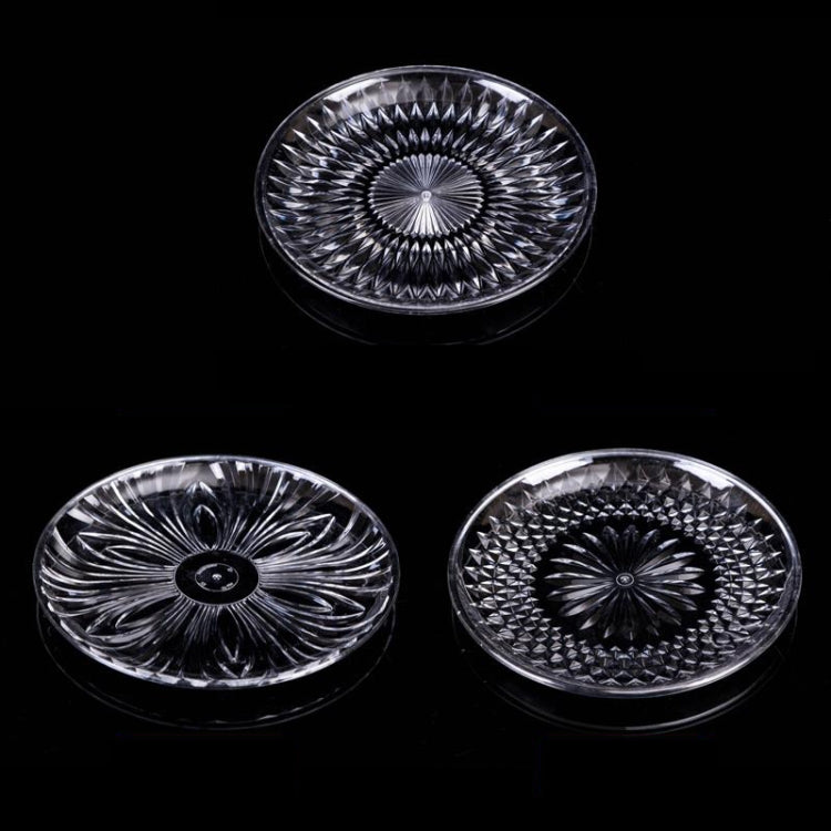 Acrylic Round Transparent Fruit Dish, Diameter: