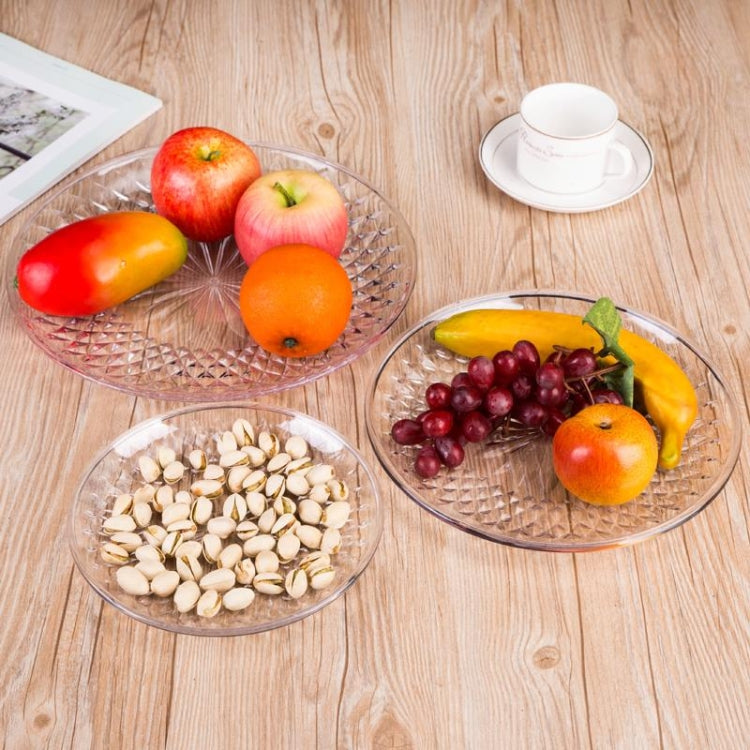 Acrylic Round Transparent Fruit Dish, Diameter: