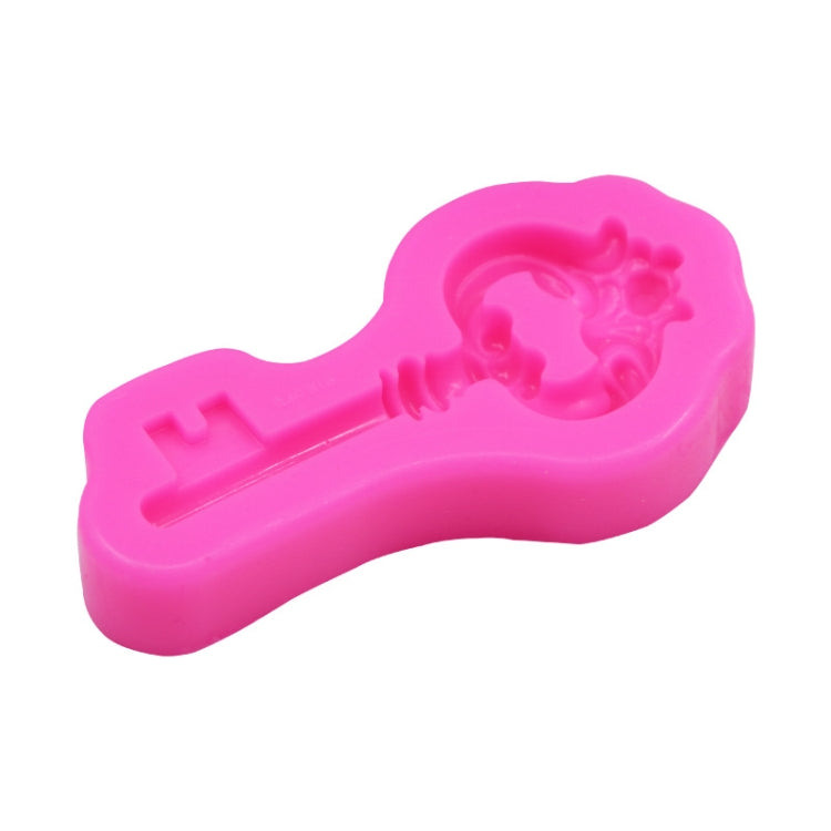 2 PCS Retro Key Fondant Cake Chocolate Silicone Mold