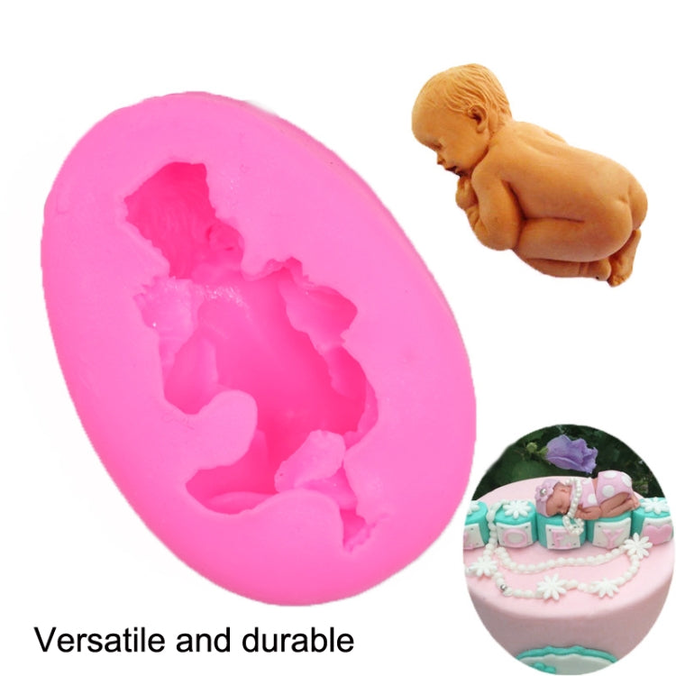 2 PCS Baby Styling Fondant Cake Chocolate Silicone Mold