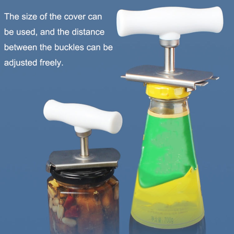 Saving Rotary Open Canister Multi-Purpose Stainless Steel Bottle Opener