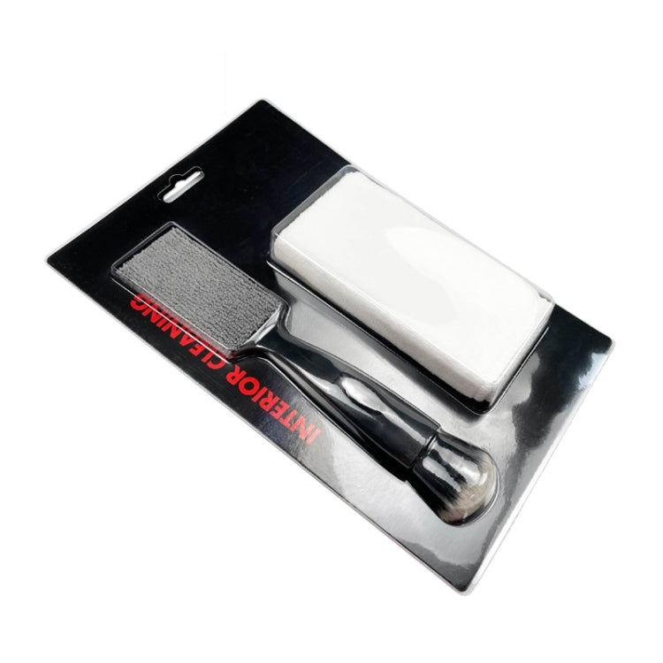 3 PCS / Set Car Detail Slit Brush Tire Cleaning Brush