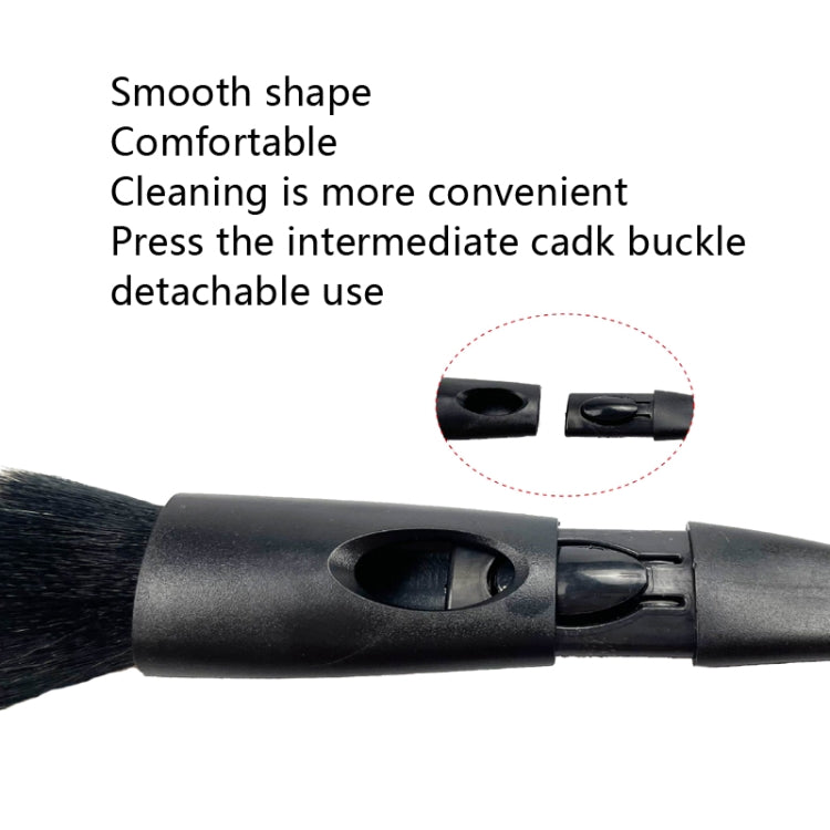 3 PCS / Set Car Detail Slit Brush Tire Cleaning Brush