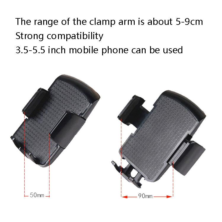 Universal 2-in-1 Air Inlet Cup Holder with Long Hose for Mobile Phones