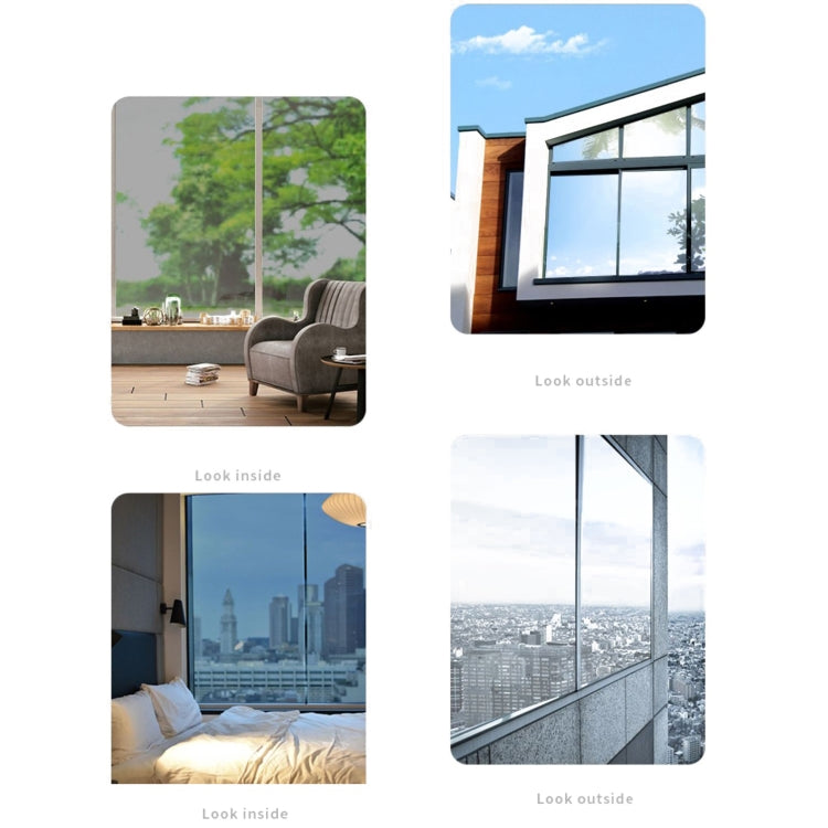 One-Way Vision Window Film - UV Protection & Heat Insulation Glass Sticker