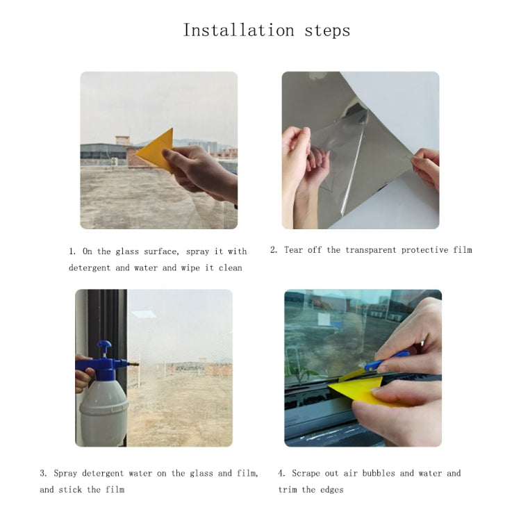 One-Way Vision Window Film - UV Protection & Heat Insulation Glass Sticker