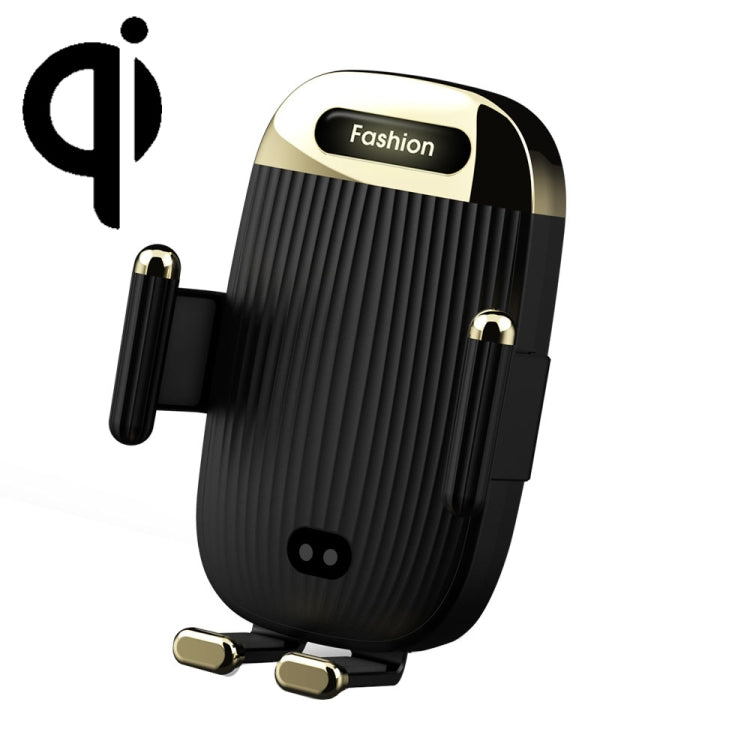 Smart 15W Wireless Car Charger & Phone Holder with Auto Lock