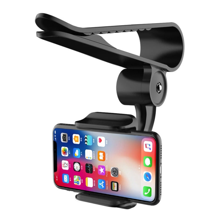 Versatile Car Sun Visor Mobile Phone Mount with 360° Rotation
