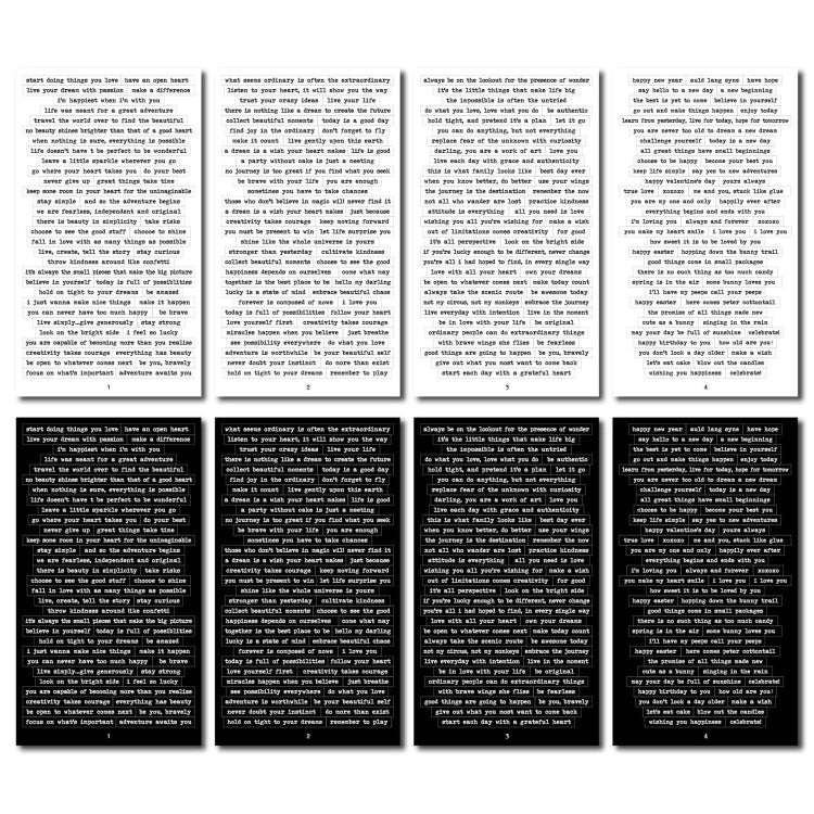 2 Sets Small Talk Stickers Hand Account DIY Retro Text Sticker Pack