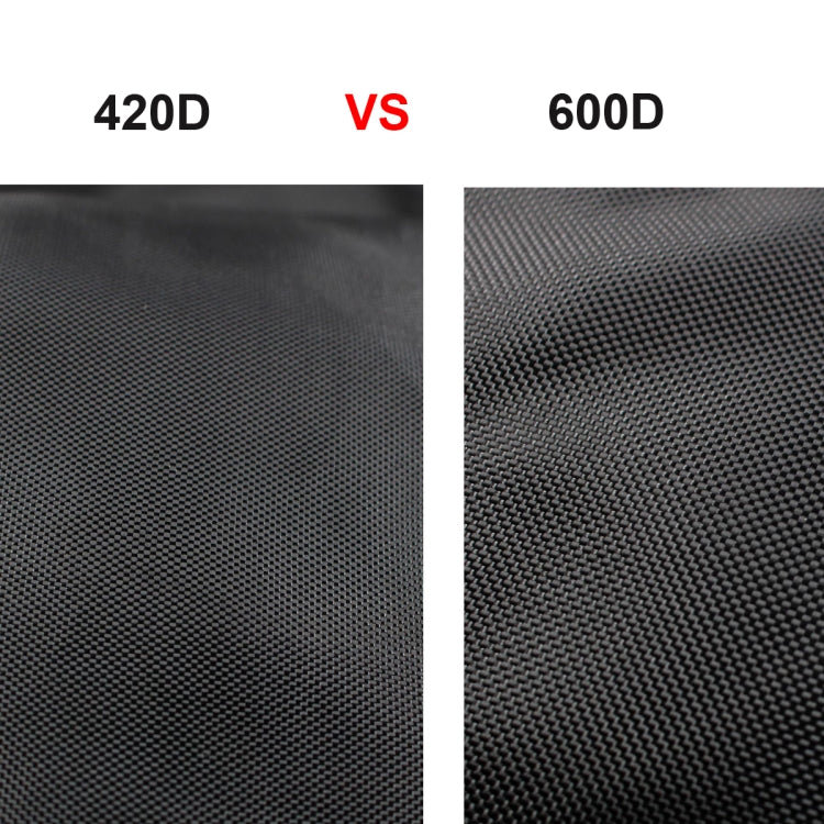600D Waterproof Cloth Double Zipper 8 Buckle Roof Bag Luggage Bag,Style:, Only Roof Bag, Roof Bag+Non-slip Mat