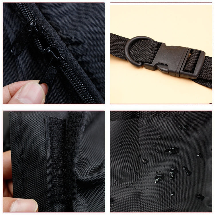 600D Waterproof Cloth Double Zipper 8 Buckle Roof Bag Luggage Bag,Style:, Only Roof Bag, Roof Bag+Non-slip Mat