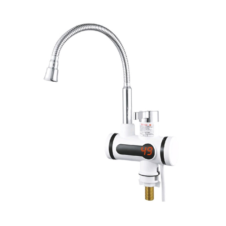 Kitchen Hot and Cold Dual-use Instant Faucets EU Plug, Style: