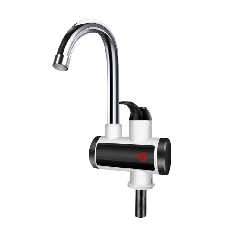 Kitchen Hot and Cold Dual-use Instant Faucets EU Plug, Style: