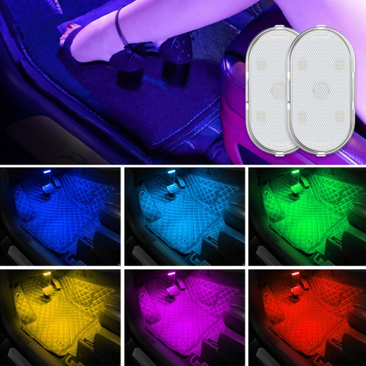 Car Lighting Reading Light LED Touch Sensing Ambient Light, Style: