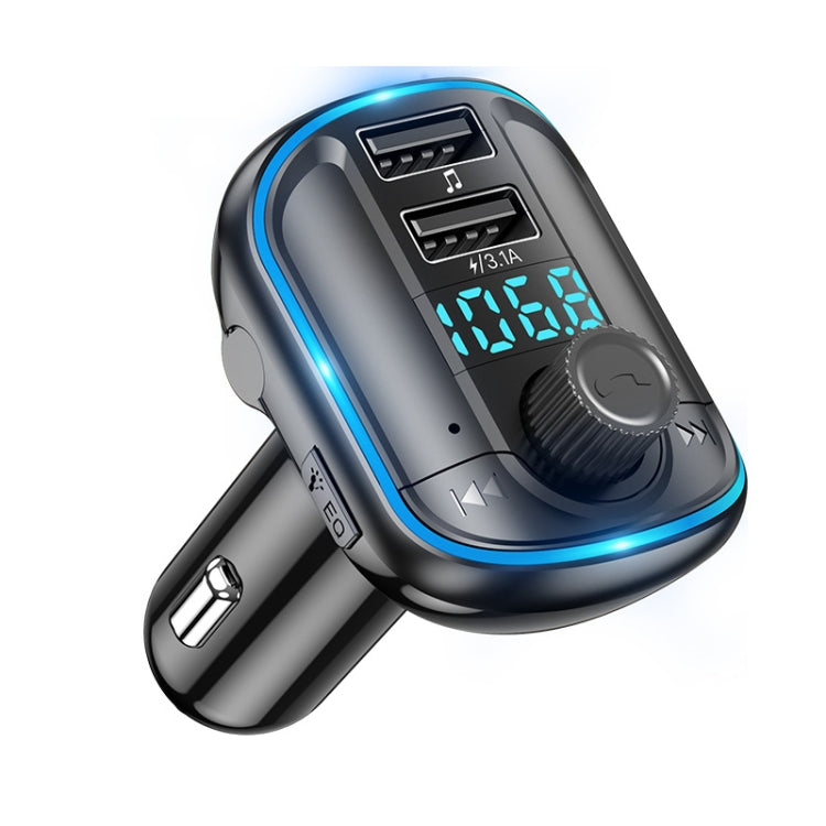 T829S Car Bluetooth Hands-free MP3 Blue Ambient Light, T829S
