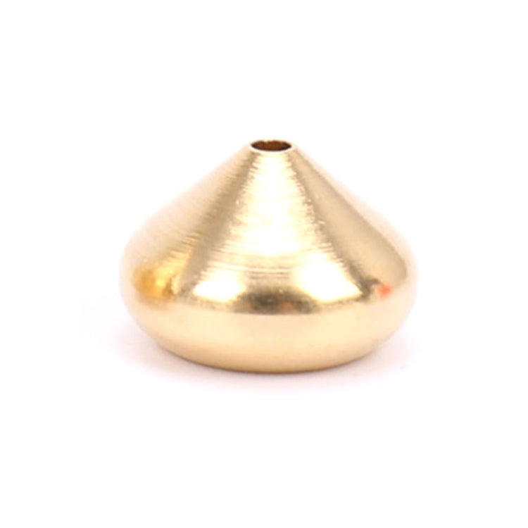 10-Piece Brass Drop-Shaped Incense Burner Insert Plates