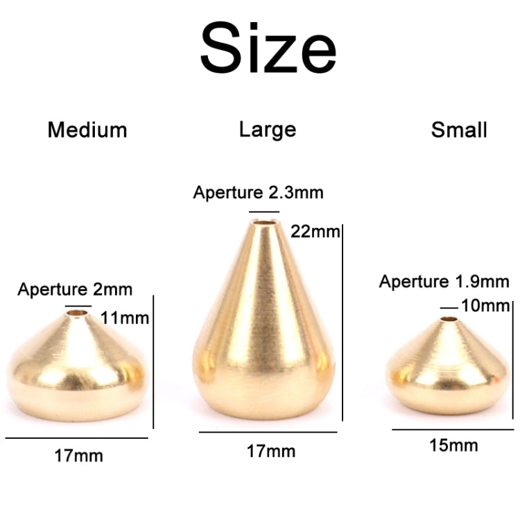 10-Piece Brass Drop-Shaped Incense Burner Insert Plates