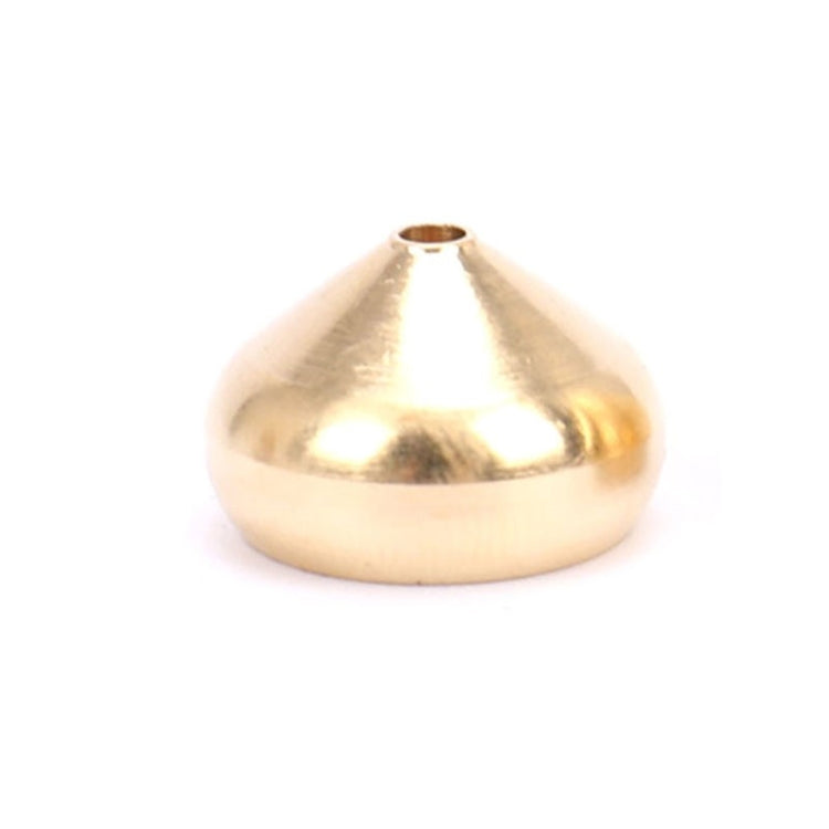 10-Piece Brass Drop-Shaped Incense Burner Insert Plates