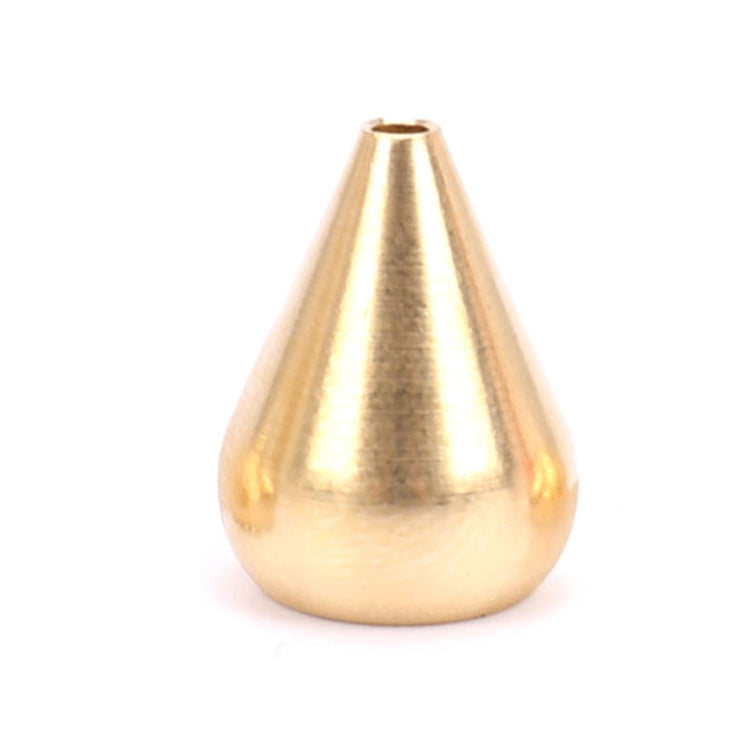 10-Piece Brass Drop-Shaped Incense Burner Insert Plates