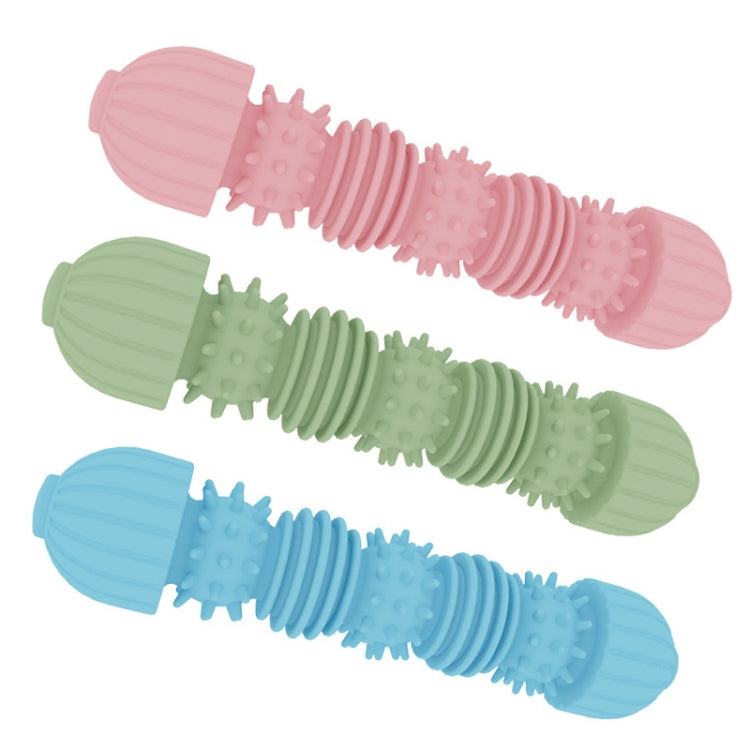 Pet Caterpillar Shape Toy Dog Interactive Chewing Teeth Wear-Resistant Stick