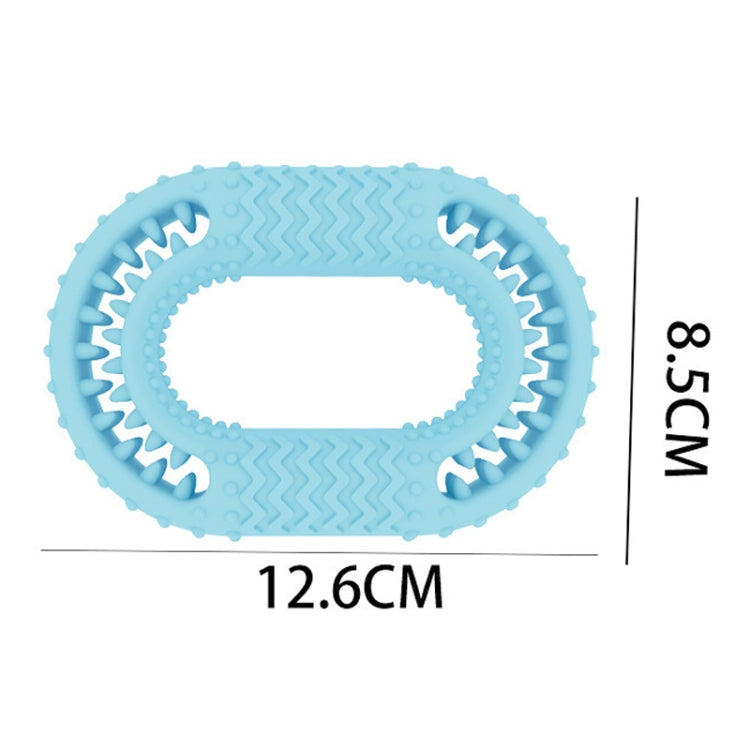 Dog Circle Clean Teeth Fun Interactive Training Biting Toys