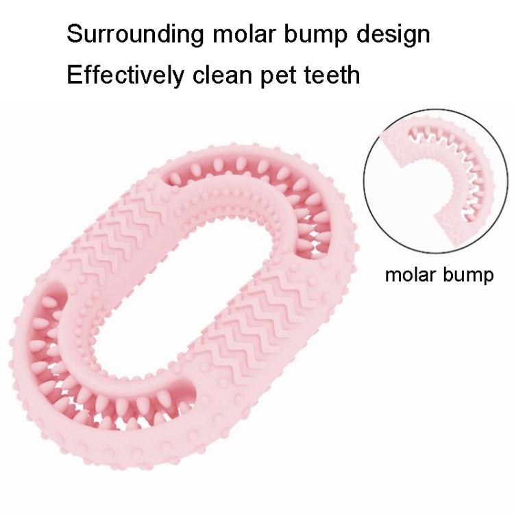 Dog Circle Clean Teeth Fun Interactive Training Biting Toys