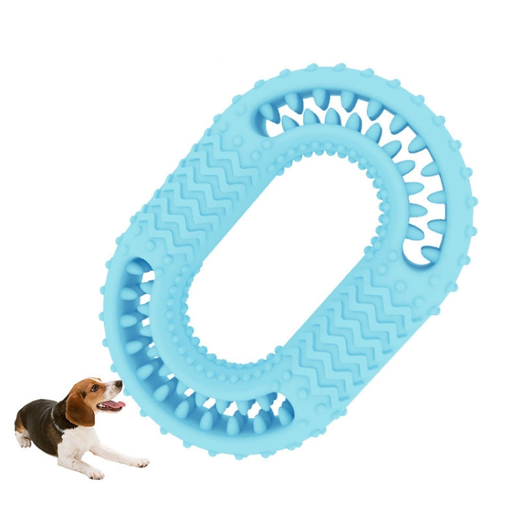Dog Circle Clean Teeth Fun Interactive Training Biting Toys