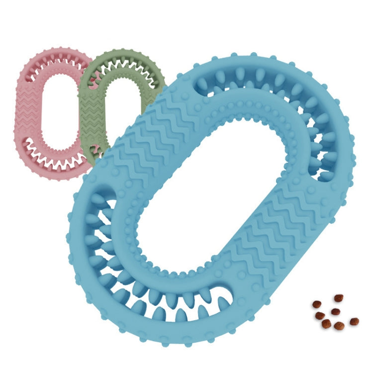 Dog Circle Clean Teeth Fun Interactive Training Biting Toys