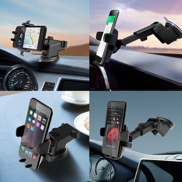 Versatile Adjustable Car Phone Cradle with Telescopic Arm