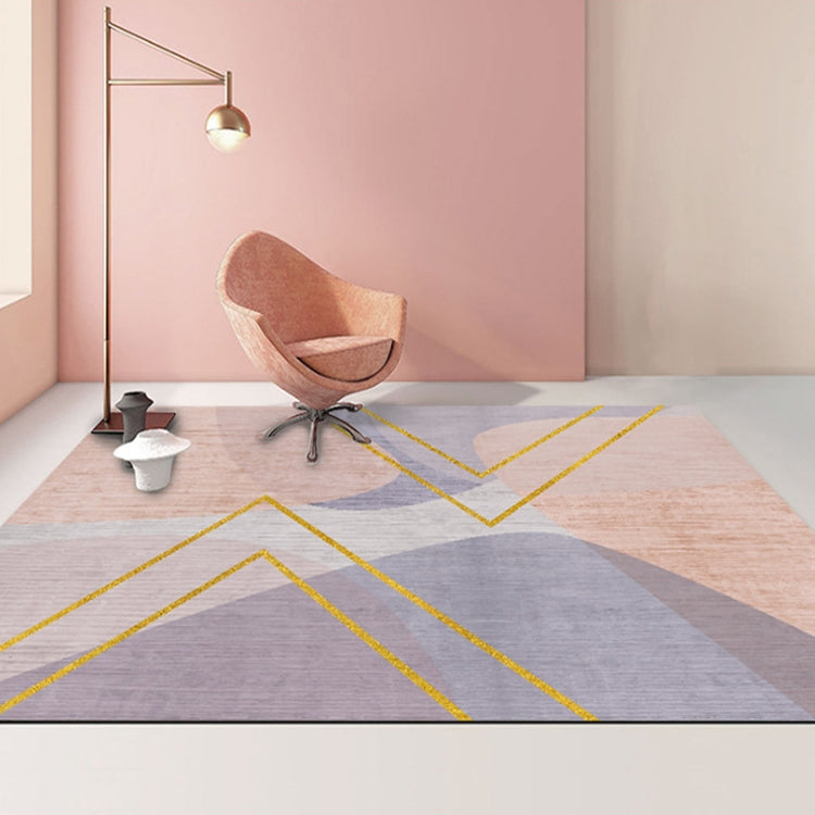Modern Abstract Geometric Living Room Rug Coffee Table Cushion, Series 1