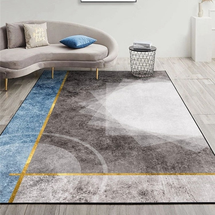 Modern Abstract Geometric Living Room Rug Coffee Table Cushion, Series 1