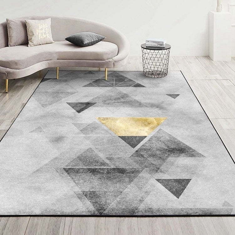 Modern Abstract Geometric Living Room Rug Coffee Table Cushion, Series 1
