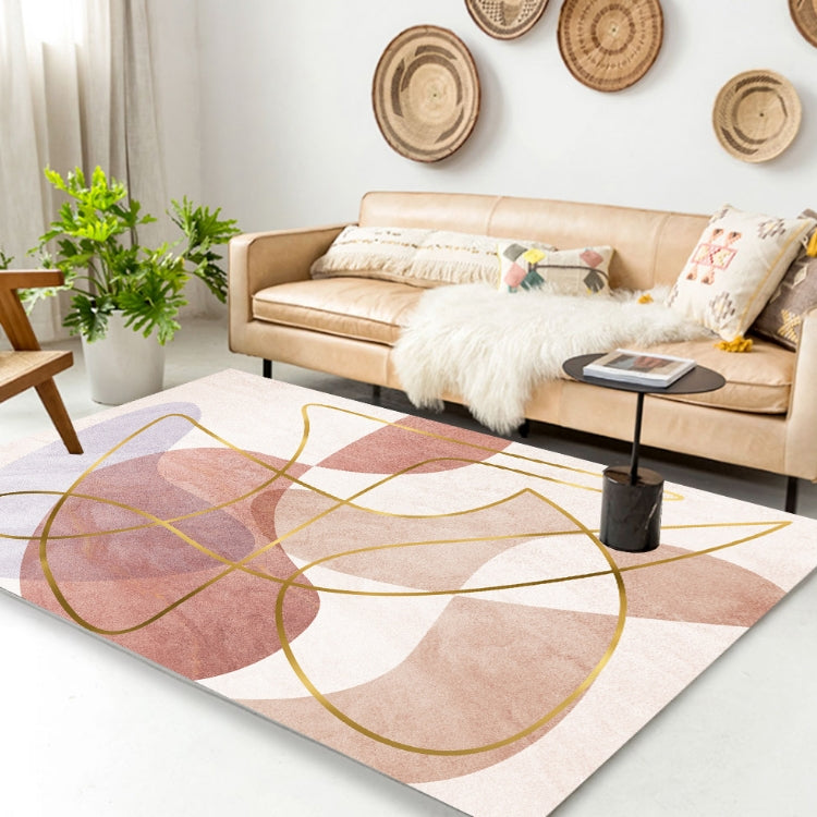 Modern Abstract Geometric Living Room Rug Coffee Table Cushion, Series 1