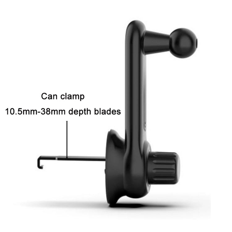 5-in-1 Car Hook Mobile Phone Holder with Wireless Charging Base - Essential Accessories Set