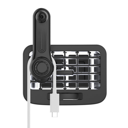 5-in-1 Car Hook Mobile Phone Holder with Wireless Charging Base - Essential Accessories Set