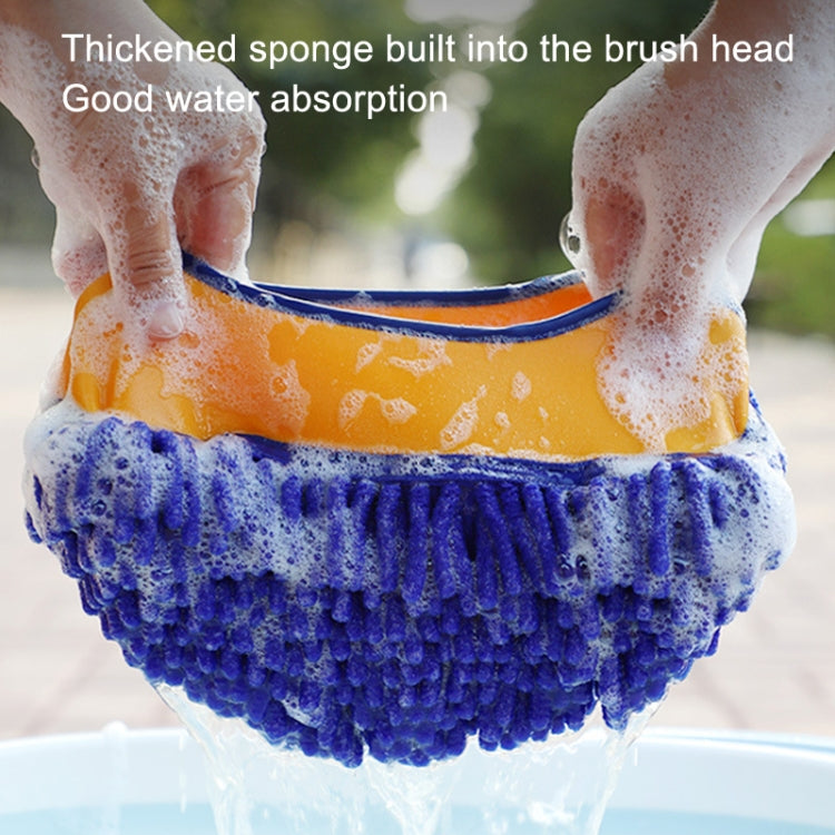 Retractable Curved Rod Soft Fur Car Wash Mop