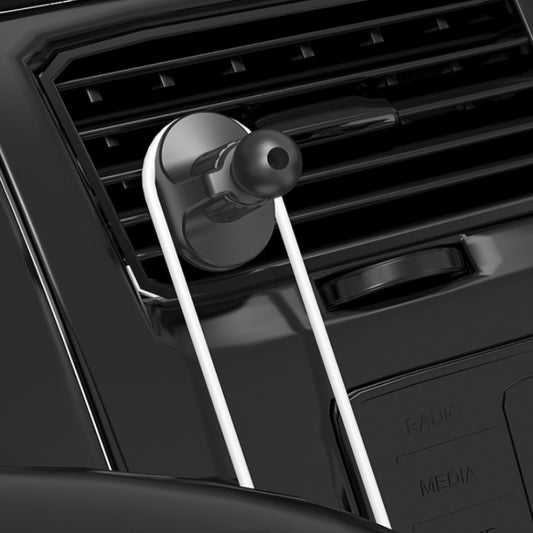 6-Piece Car Air Vent Phone Holder with Cable Management Clip
