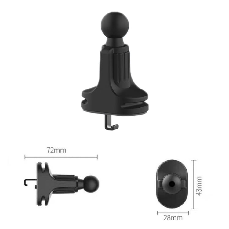 6-Piece Car Air Vent Phone Holder with Cable Management Clip