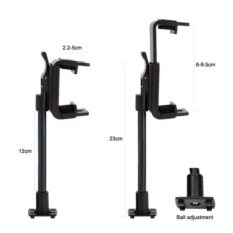 Universal Car Rearview Mirror Phone Holder: Adjustable Clip for Navigation