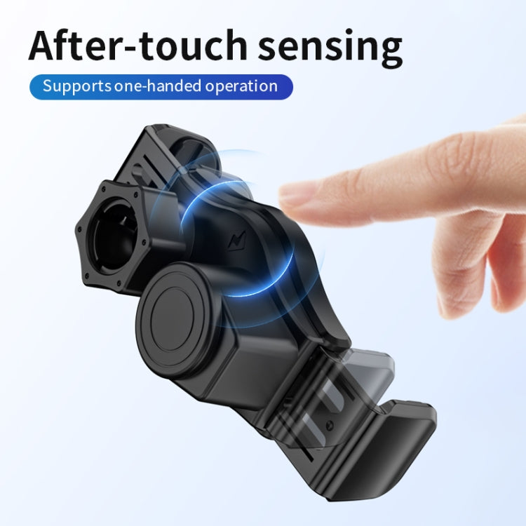 15W Compact Wireless Car Charger with Smart Sensing Holder