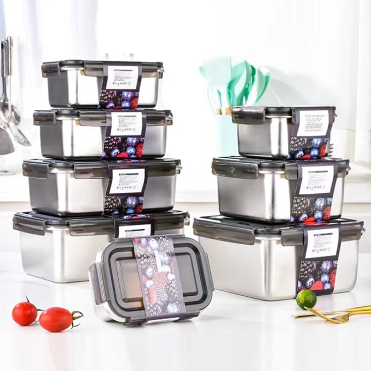Refrigerator Refrigerated Storage Stainless Steel Airtight Crisper, Capacity: