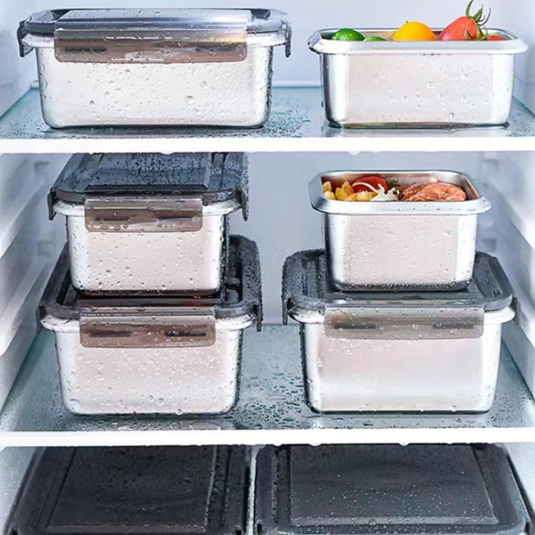 Refrigerator Refrigerated Storage Stainless Steel Airtight Crisper, Capacity:
