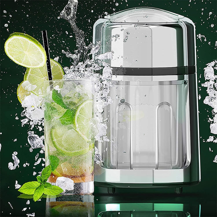 Home Manual Broken Ice Machine Plastic Shaved Smoothie Ice Machine