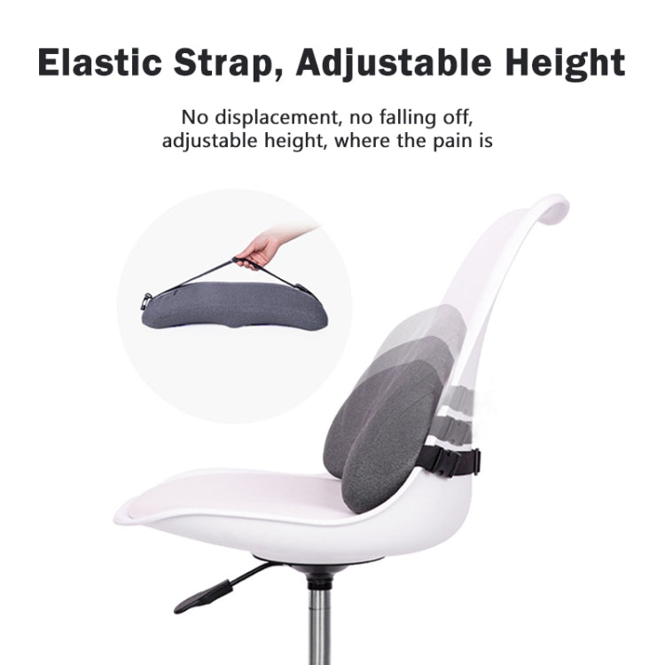 Ergonomic Memory Foam Lumbar Support Cushion for Car Seats
