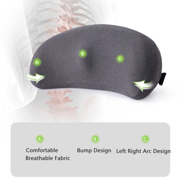 Ergonomic Memory Foam Lumbar Support Cushion for Car Seats