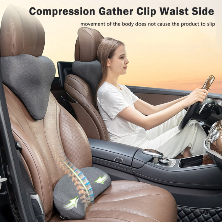Ergonomic Memory Foam Lumbar Support Cushion for Car Seats