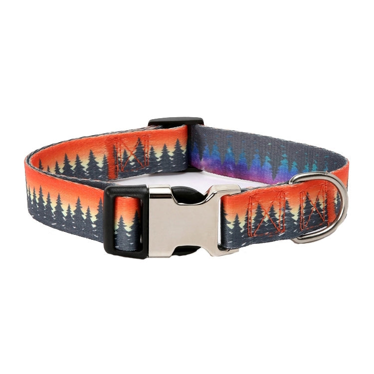Pet Ethnic Style Polyester Cotton Print Pattern Collar, Size: